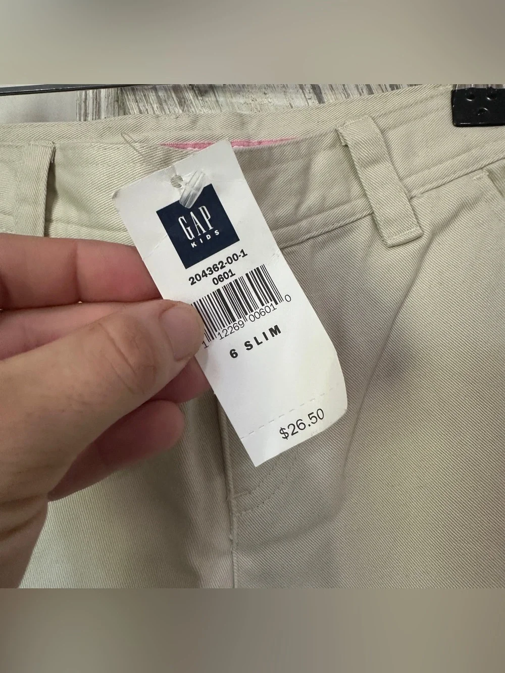 GAP KIDS Vintage New with Tags Girl's Slim Khaki Pant